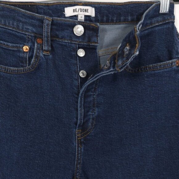 RE/DONE Women's Jeans 90s HIGH RISE ANKLE CROP Size 27 Button Fly 190-3WHRAC DRW - Picture 8 of 13